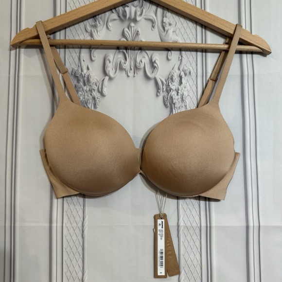 Skims Ultimate Push Up Plunge Bra in Clay Size 32D NWT $60 - Picture 5 of 11